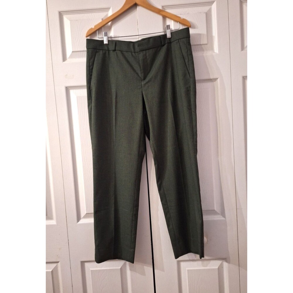 Banana Republic 10 Olive Green Avery Ankle Pants Career Office Business Casual
